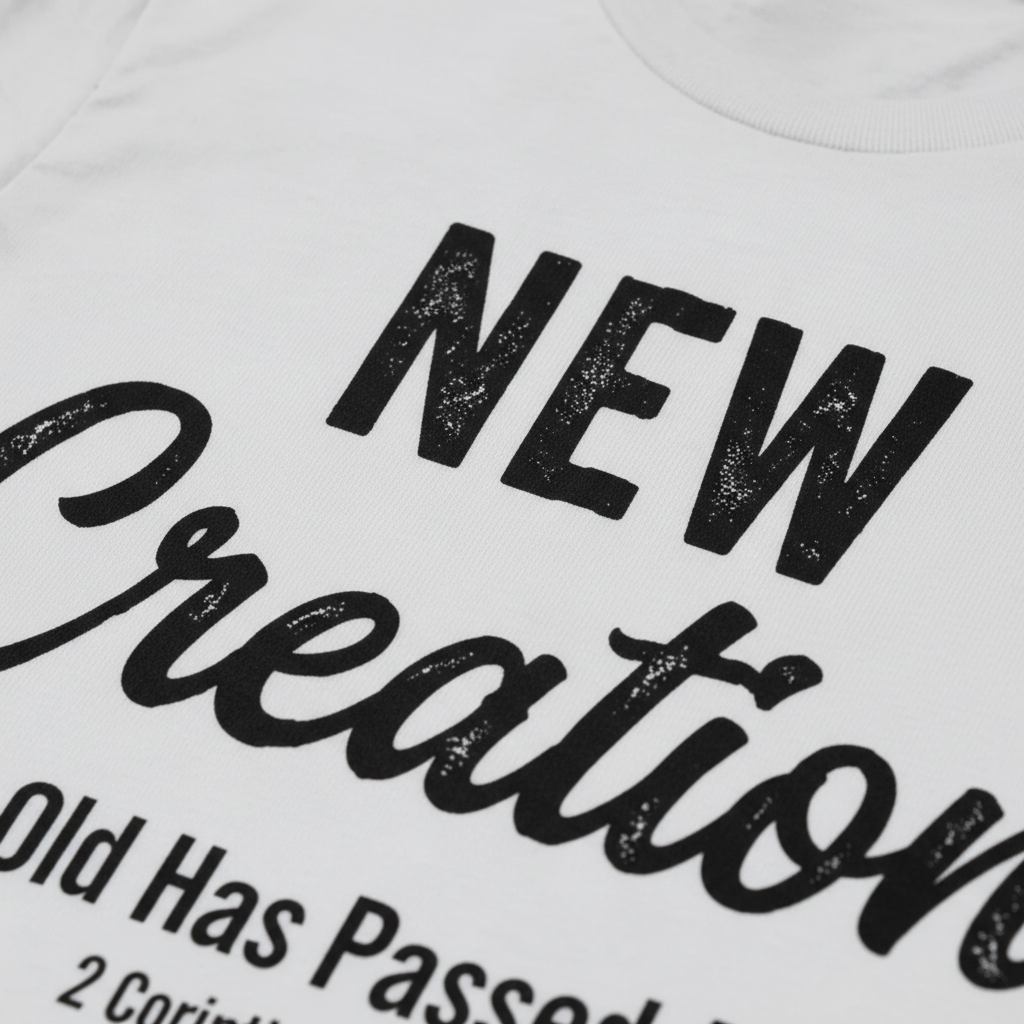 New Creation Faith T-Shirt__detail