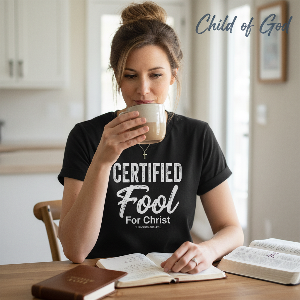 Certified Fool for Christ T-Shirt__use
