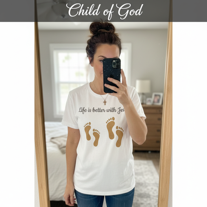 Life Is Better with Jesus T-Shirt_mirror_selfie