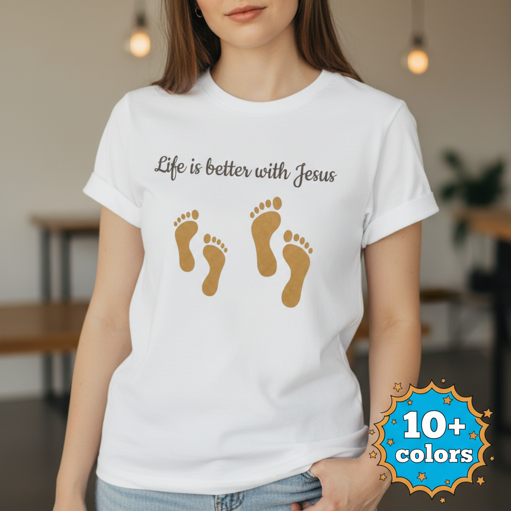 Life Is Better with Jesus T-Shirt_badge