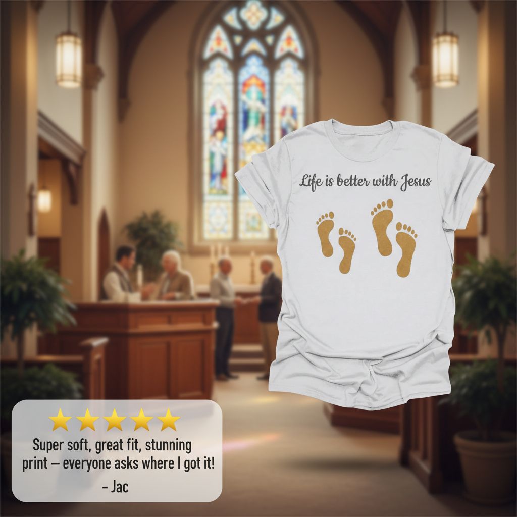 Life Is Better with Jesus T-Shirt_review
