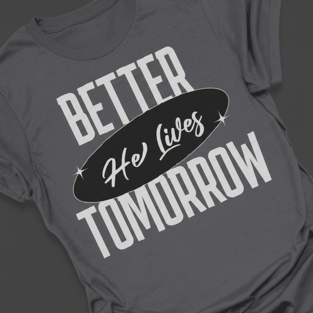 He Lives Better Tomorrow T-Shirt_extreme_za