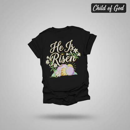 He Is Risen T-Shirt_3d_float