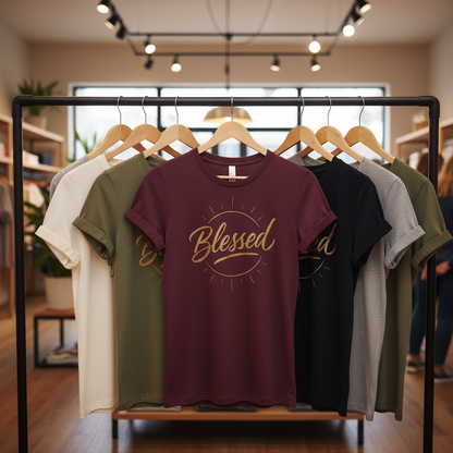 Radiant Blessed T-Shirt_boutique_rack