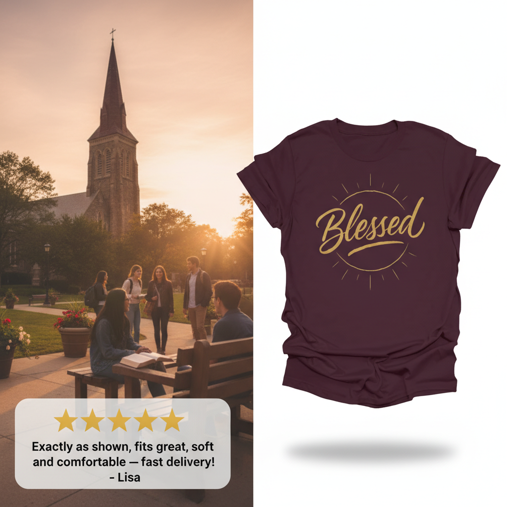 Radiant Blessed T-Shirt_review