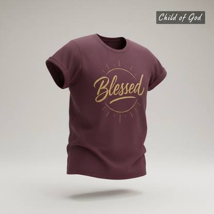 Radiant Blessed T-Shirt_3d_float