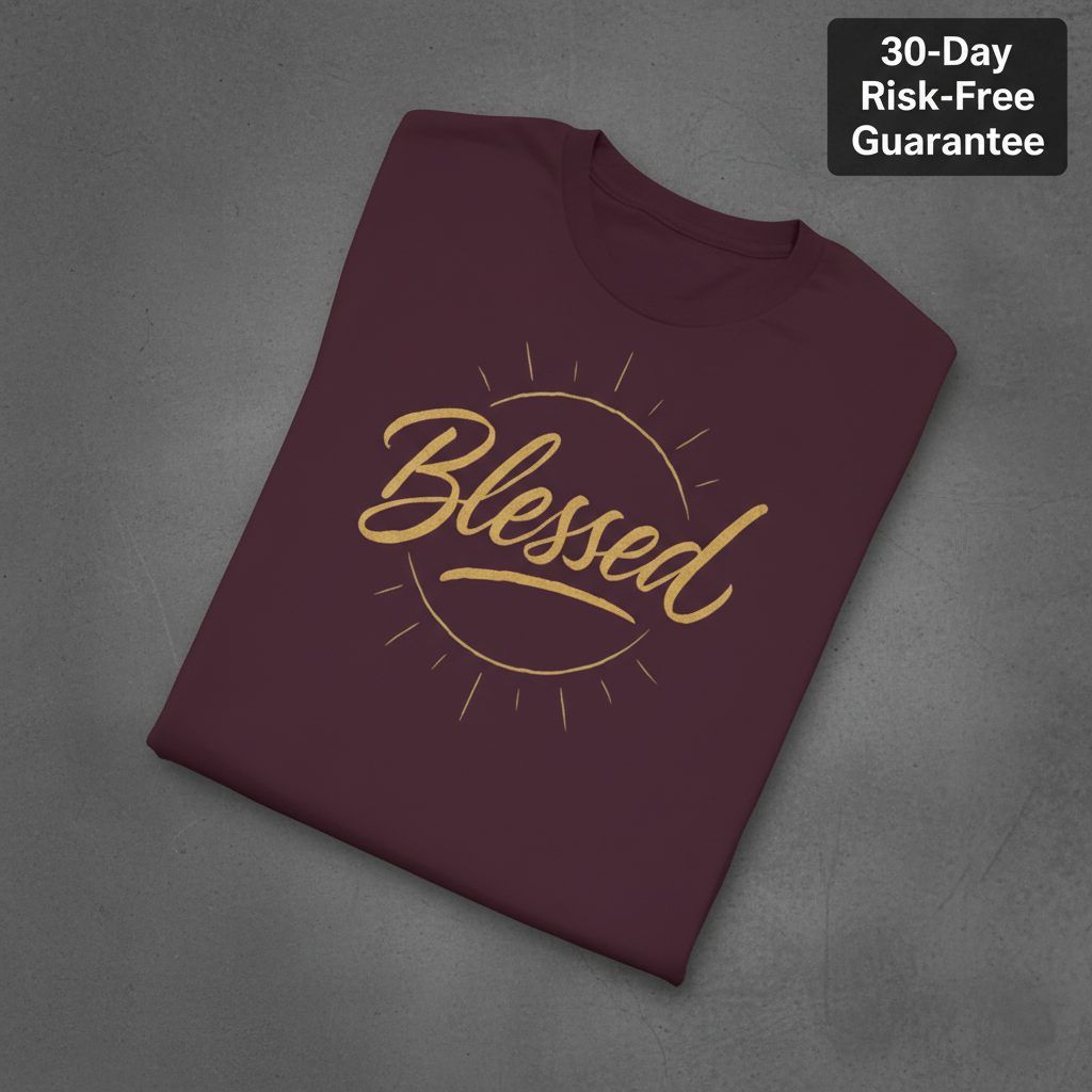 Radiant Blessed T-Shirt_fold_tilt