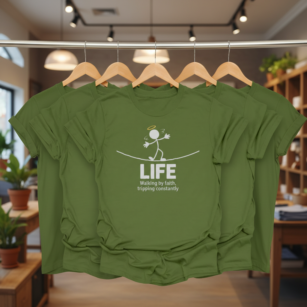 Walking in Faith T-Shirt_boutique_rack