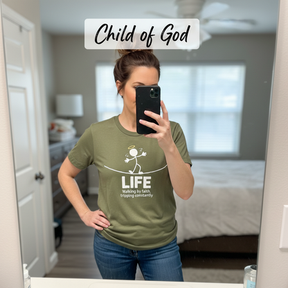 Walking in Faith T-Shirt_mirror_selfie