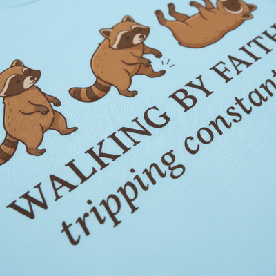 Walking By Faith T-Shirt__detail