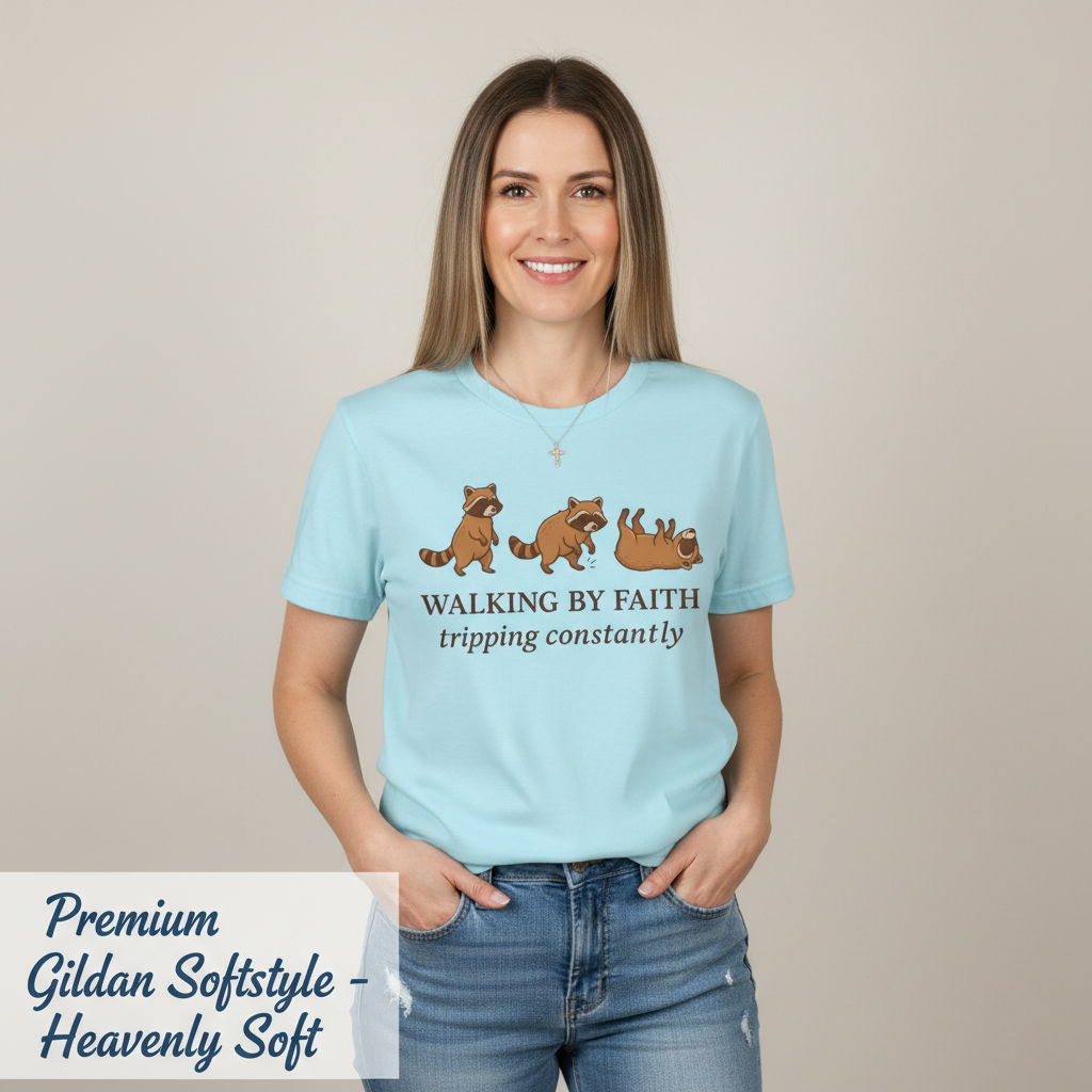 Walking By Faith T-Shirt__space