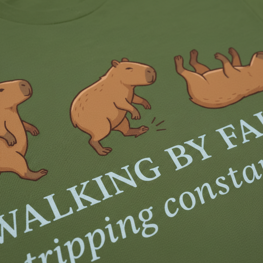 Walking by Faith T-Shirt__detail