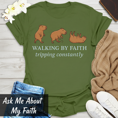 Walking by Faith T-Shirt__pair