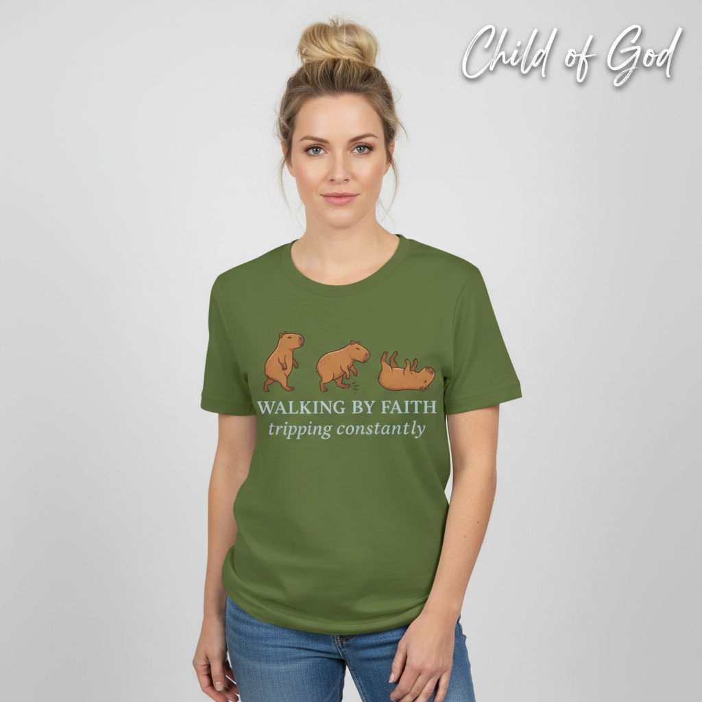 Walking by Faith T-Shirt__hero