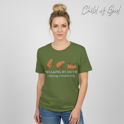 Walking by Faith T-Shirt__hero