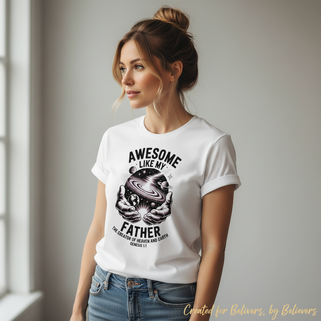 Awesome Like My Father T-Shirt__space