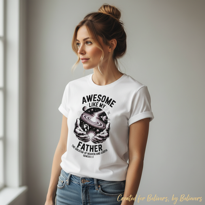 Awesome Like My Father T-Shirt__space