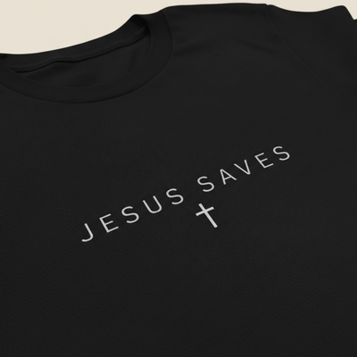 Jesus Saves T-Shirt__detail