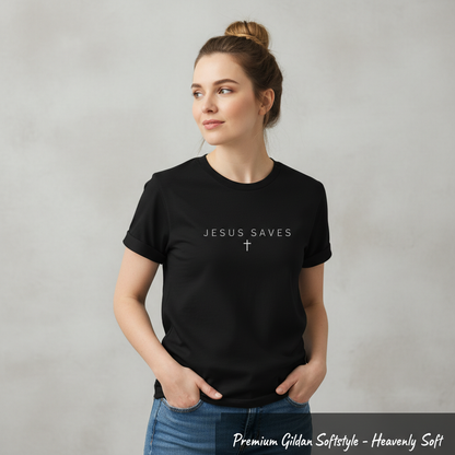 Jesus Saves T-Shirt__space