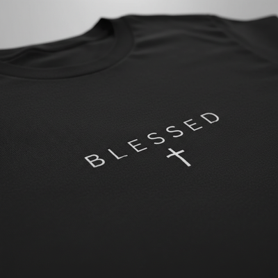 Blessed Cross T-Shirt__detail