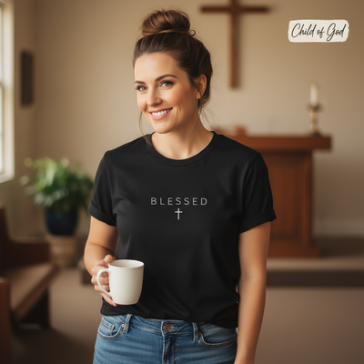 Blessed Cross T-Shirt__lifestyle