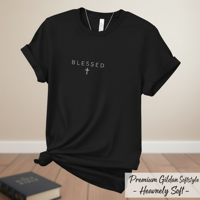 Blessed Cross T-Shirt__space