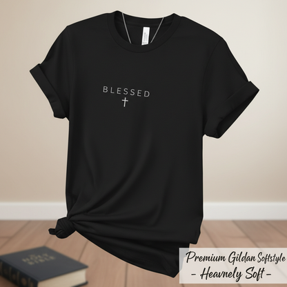 Blessed Cross T-Shirt__space