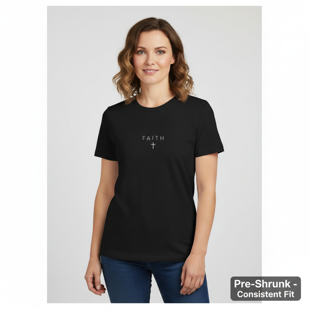 Faith Cross T-Shirt__space