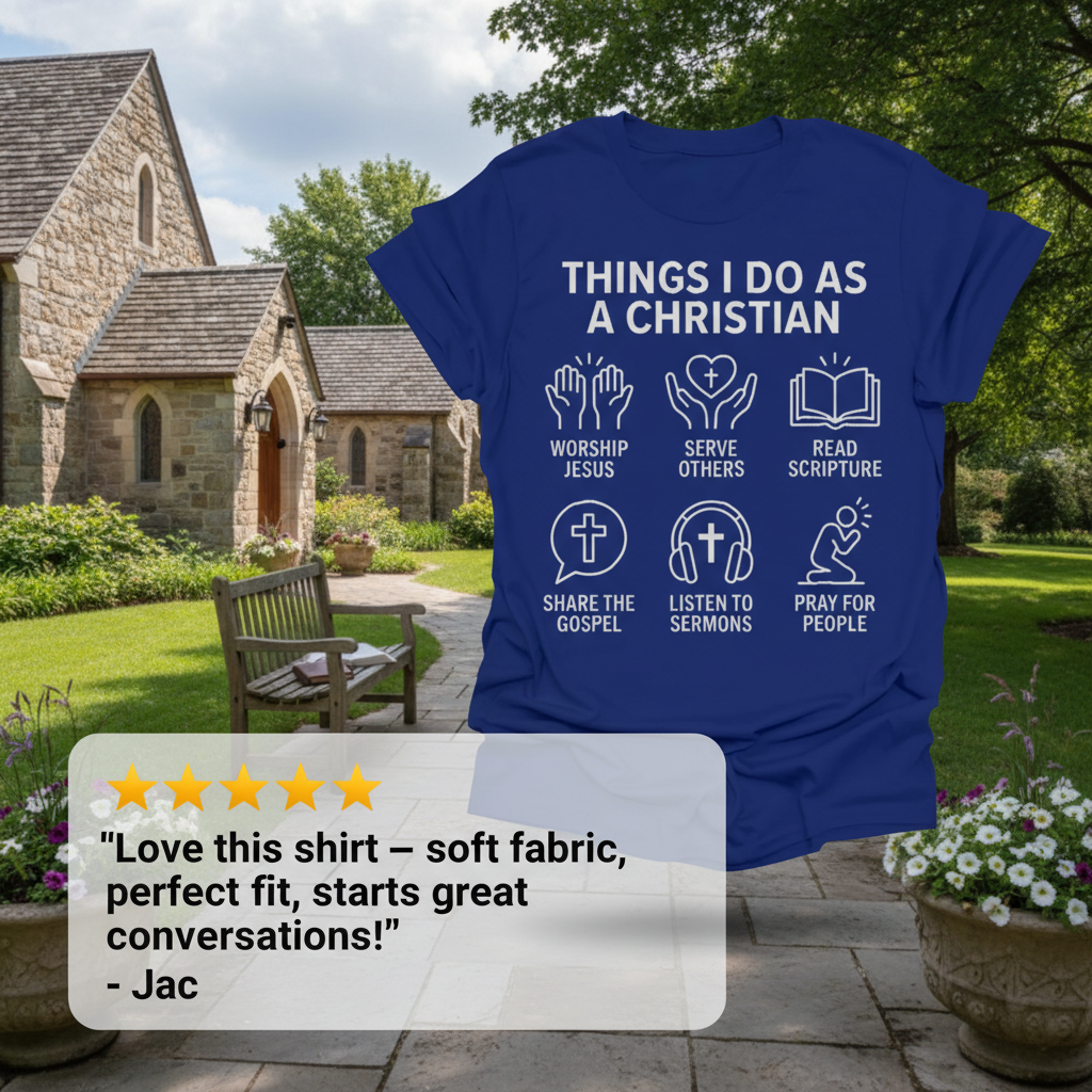 Things I Do As A Christian T-Shirt_review