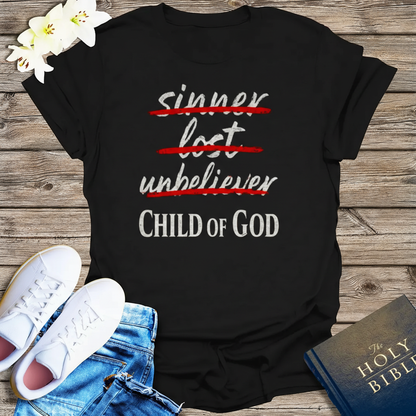 Child of God Identity T-Shirt_dual_model_life