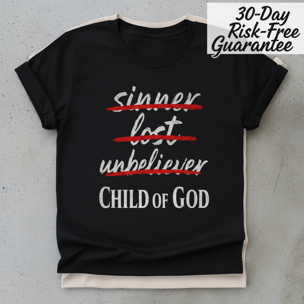 Child of God Identity T-Shirt_stacked_flatlay