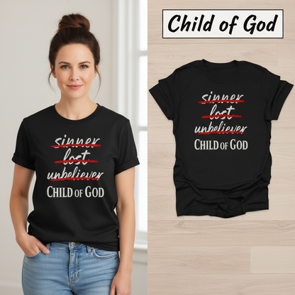Child of God Identity T-Shirt_model_flat