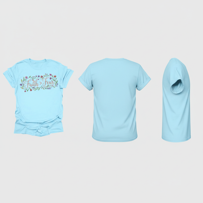 Faith Over Fear T-Shirt_triple_model