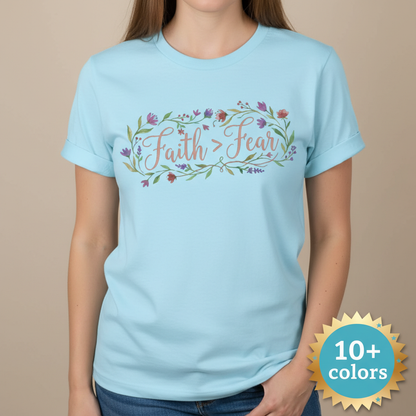 Faith Over Fear T-Shirt_badge