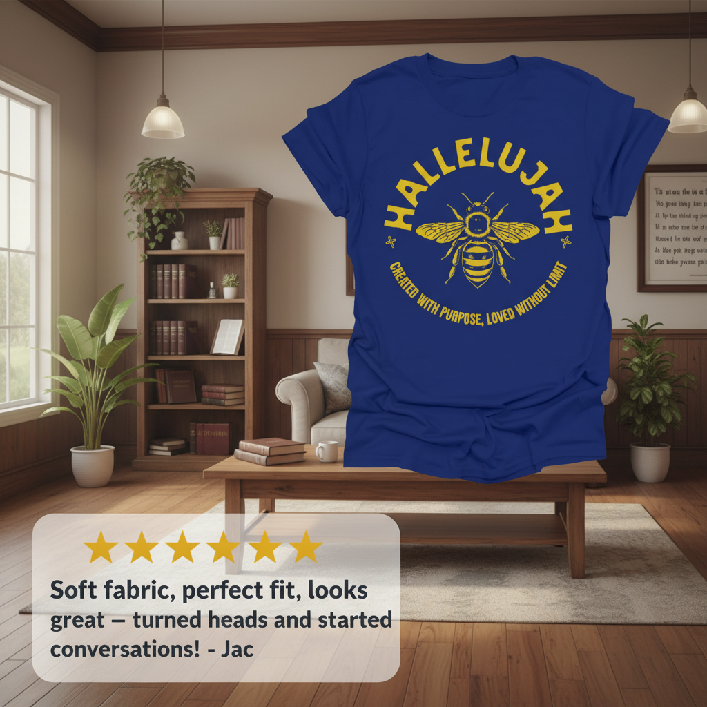 Hallelujah Bee Purpose T-Shirt_review