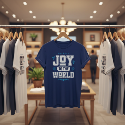 Joy to the World T-Shirt_boutique_rack