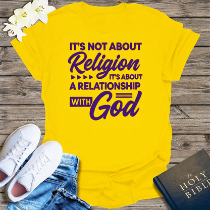 Relationship with God T-Shirt_dual_model_life