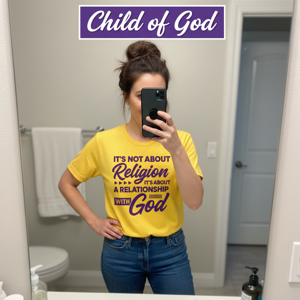 Relationship with God T-Shirt_mirror_selfie