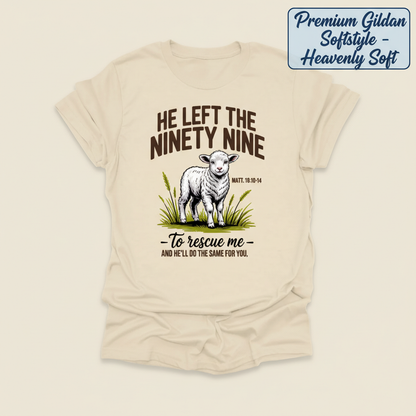 He Left the Ninety-Nine T-Shirt_clean