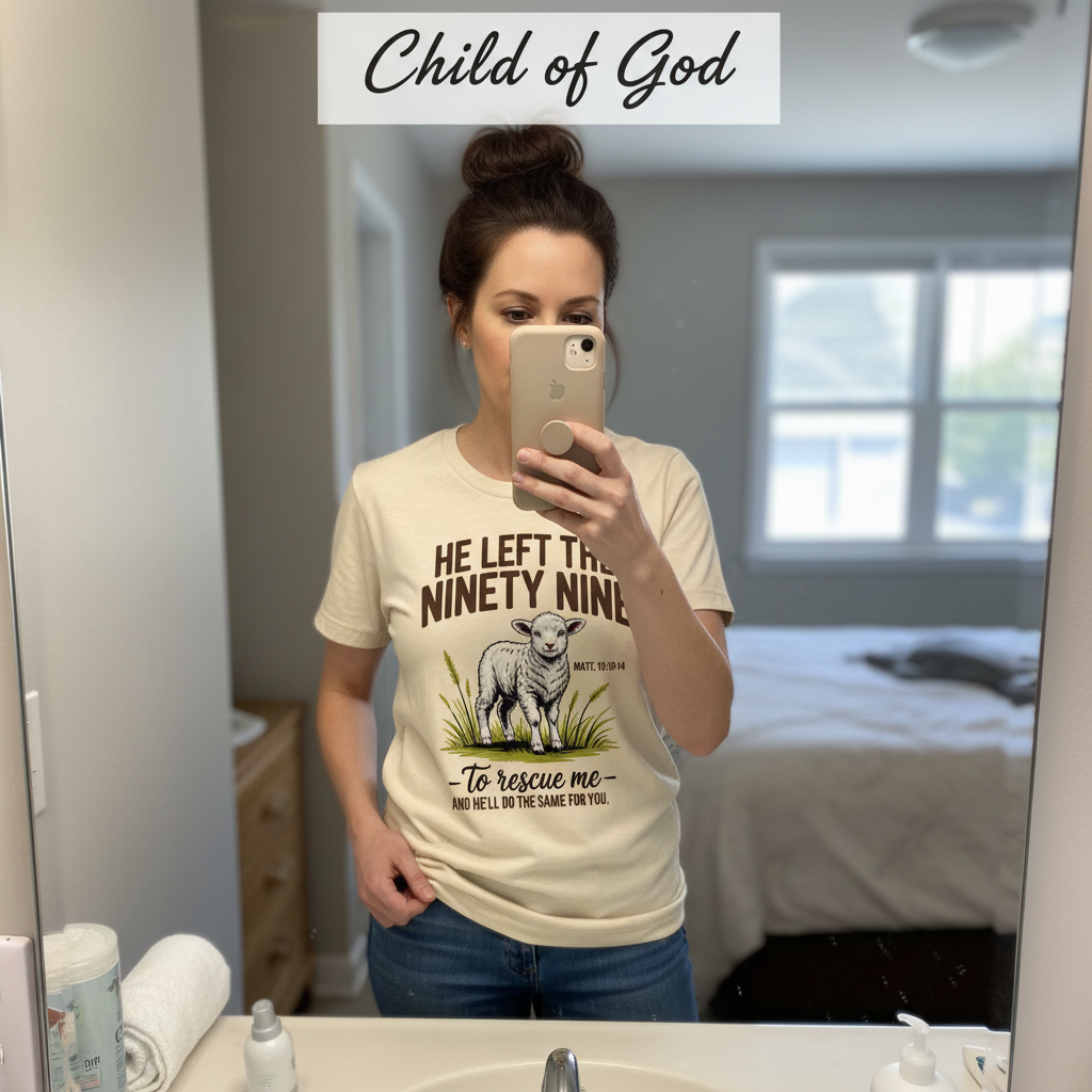 He Left the Ninety-Nine T-Shirt_mirror_selfie