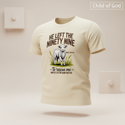 He Left the Ninety-Nine T-Shirt_3d_float