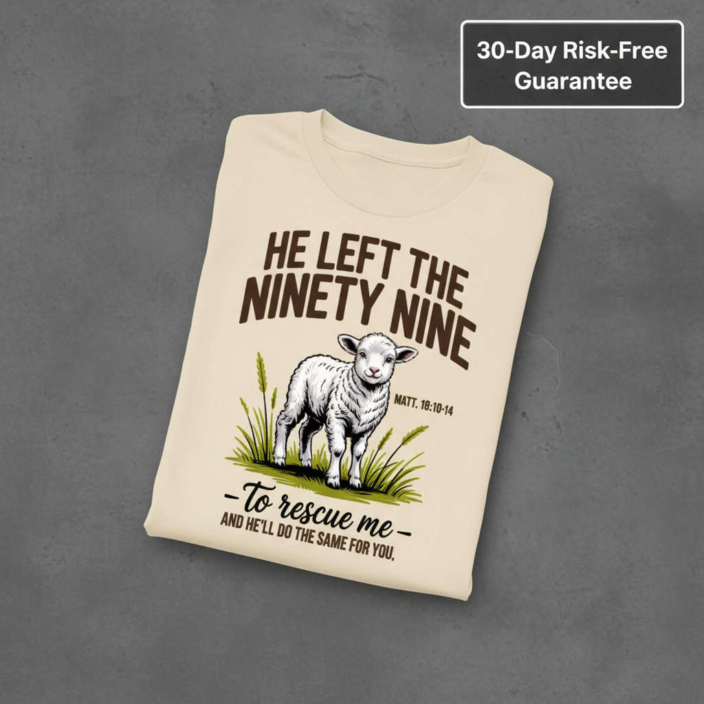 He Left the Ninety-Nine T-Shirt_fold_tilt