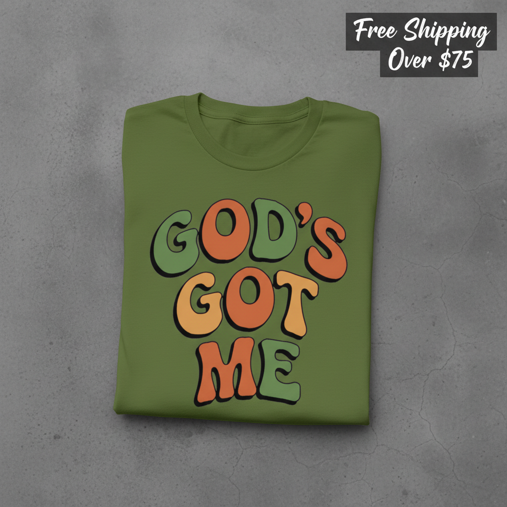 God's Got Me T-Shirt_fold_tilt