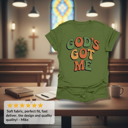 God's Got Me T-Shirt_review