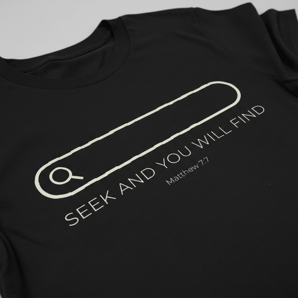 Seek and You Will Find T-Shirt__detail