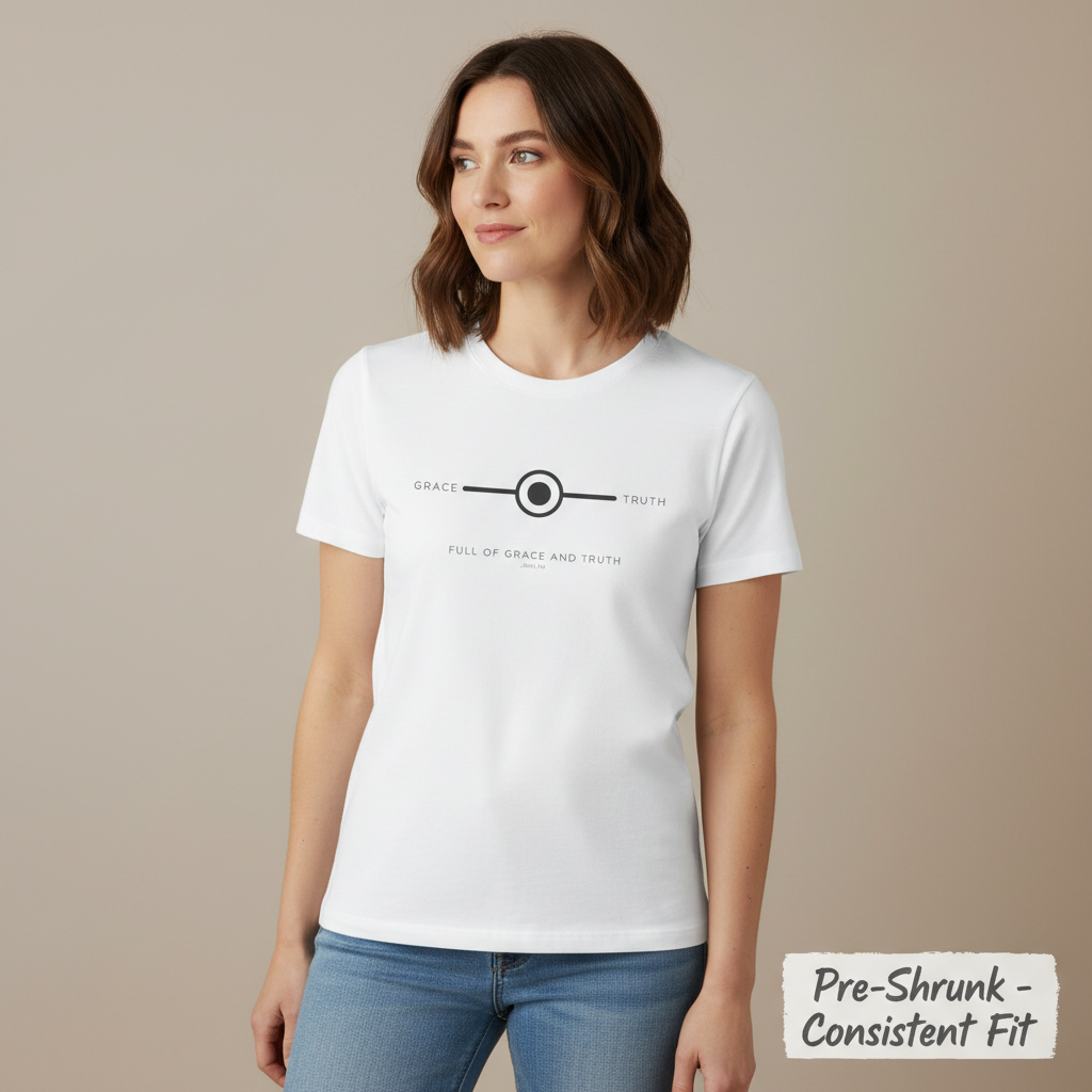 Grace and Truth Balance T-Shirt__space