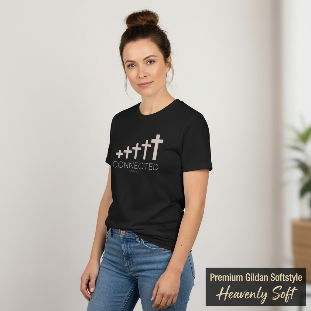 Connected in Christ T-Shirt__space