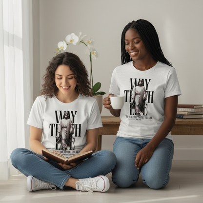 Walk With Grace T-Shirt_dual_model_life