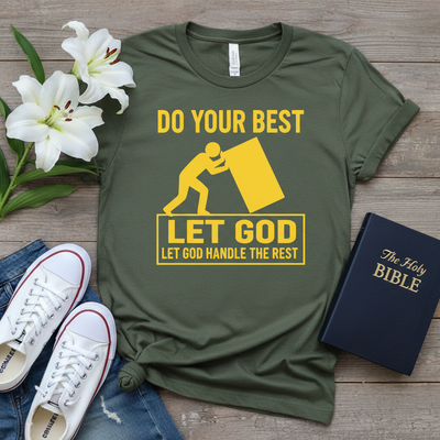 Let God Handle the Rest T-Shirt_dual_model_life