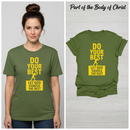 Let God Handle the Rest T-Shirt_model_flat